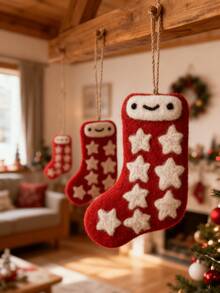 尼泊尔工匠钥匙扣 - 独特的微型娃娃包饰，适合圣诞节礼物 - 彩色 - 查看 6