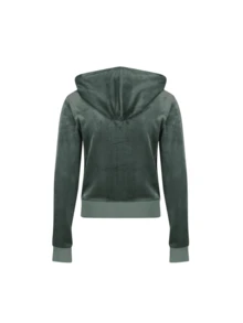 Juicy Couture Women's Full Zip Sweatshirt Green - 橄欖綠 - 查看 2