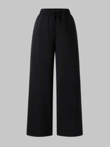 2pcs/Pack For Tween Girls, Wide Leg Sweatpants, Casual Basic Fashion, Suitable For All Seasons - Multicolor - View 4