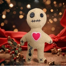 Búp bê Voodoo, Búp bê mắt phù thủy, Búp bê ma đáng sợ, Đồ trang trí Giáng sinh đáng sợ, Đồ chơi Voodoo dành cho người lớn, Đạo cụ phù thủy - Nhiều màu - Xem 5