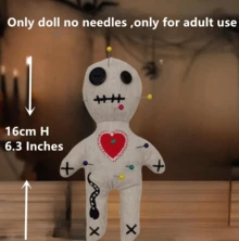 Búp bê Voodoo, Búp bê mắt phù thủy, Búp bê ma đáng sợ, Đồ trang trí Giáng sinh đáng sợ, Đồ chơi Voodoo dành cho người lớn, Đạo cụ phù thủy - Nhiều màu - Xem 3
