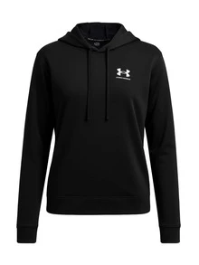 Under Armour Rival Women's Pullover Hoodie Black - Black /  / White - View 1