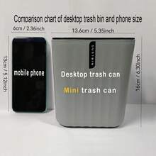 Juego de accesorios de baño de 4 piezas, incluye papelera de escritorio, dispensador de jabón, soporte para cepillo de dientes y vaso para cepillo de dientes para decorar el mostrador y como regalo de inauguración de casa, multicolor - Multicolor - Ver 2