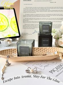 Muroi Mono Fragrance Candle Gift Set, Unique Aromatherapy Favors, Small Niche Birthday Gifts For Girlfriend, Men And Women, Valentine"S Day Gifts - 85g - View 2