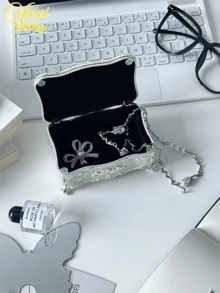 Muroi Mono Vintage Creative Three-Dimensional Carved Home Decoration Jewelry Storage Box Ring Craft European Box FD96772129 - Silver - View 6