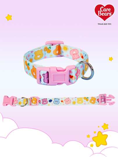 Care Bears X PETSIN 1 Piece Durable Dog Pet Printed Collar