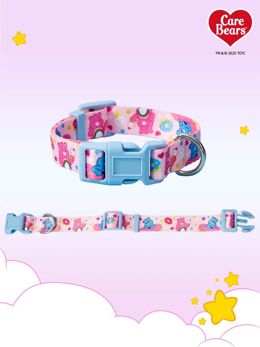 Care Bears X PETSIN A Heart Bear Printed Pink Collar For Pet Dogs