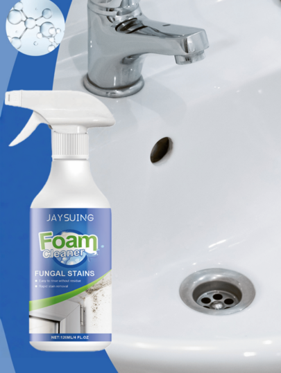 1 PC/120 ML Stain Removal Foam Cleaner Multi-Purpose Household Cleaning Moldy Wall Tile Cleaner Quickly Dissolves Stubborn Stains, Making Cleaning Easy The Foam Covers All Areas, Ensuring That Every Corner Can Be Cleaned In Place