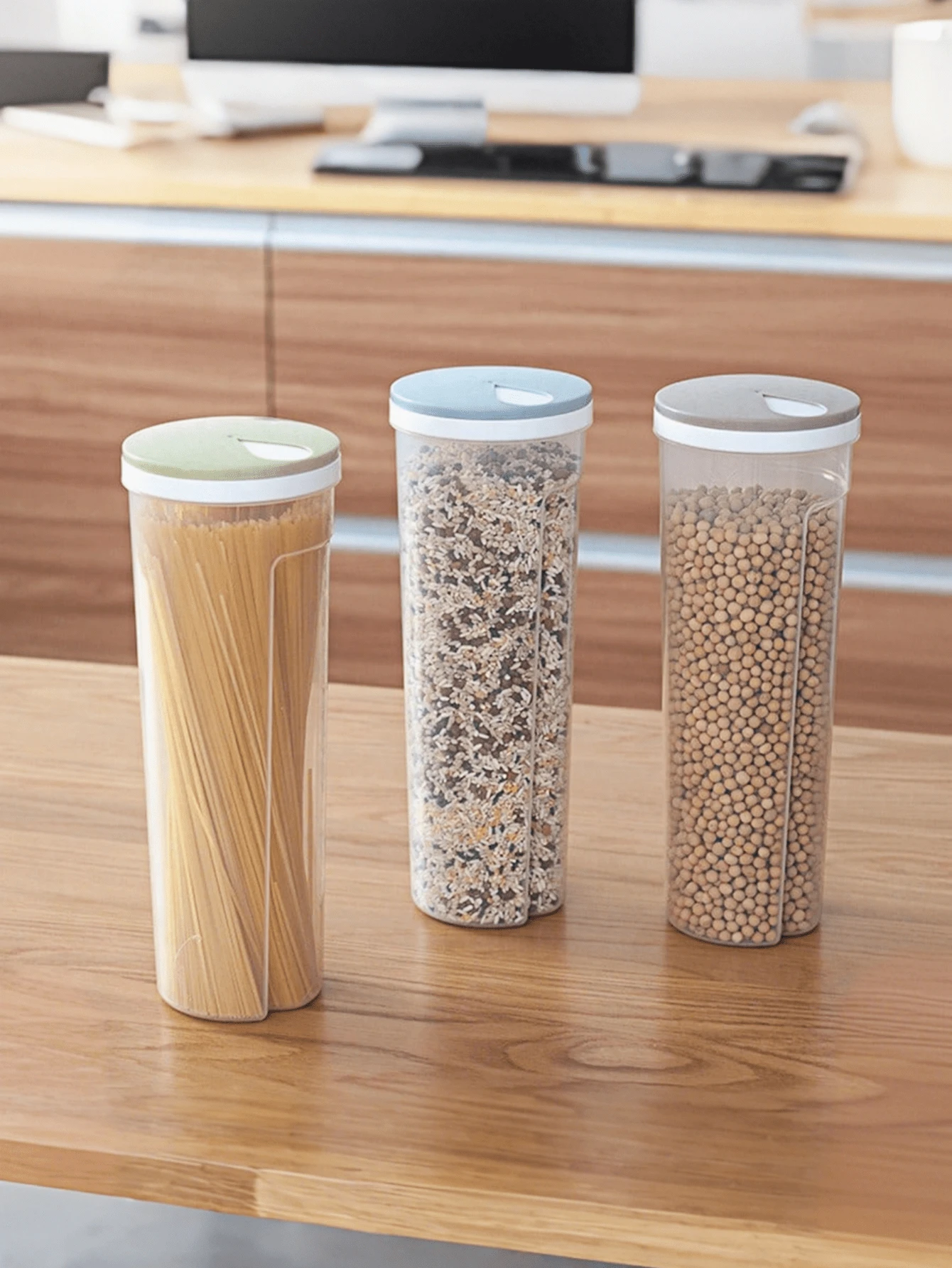 [High Transparency]Multi-Functional Pasta Container - Dry Goods Storage Box - Keep Your Kitchen Organized