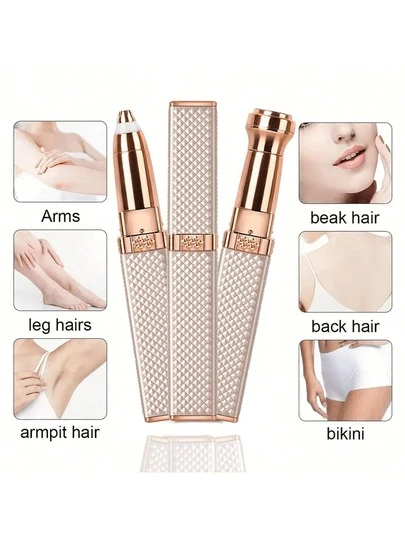 Máy cạo lông điện Máy tỉa lông mày Môi Bikini Son môi Máy cạo râu cho phụ nữ Máy tẩy lông mặt Mũi Máy nhổ lông cho phụ nữ Quà tặng Ngày của Mẹ