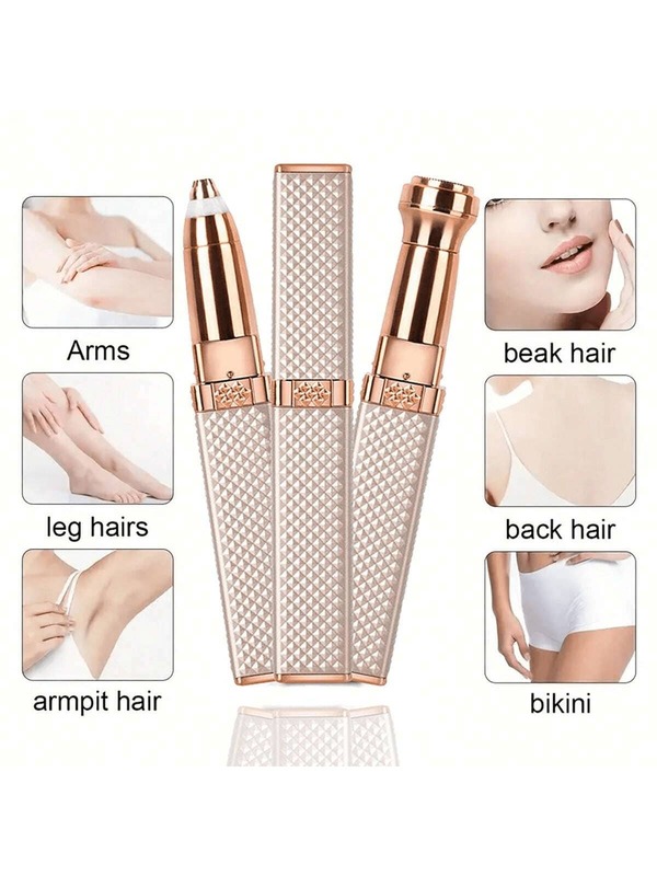 Épilateur électrique pour le retrait des poils du visage, des sourcils, des lèvres, du bikini. Rasoir pour femmes, cadeau de la fête des mères