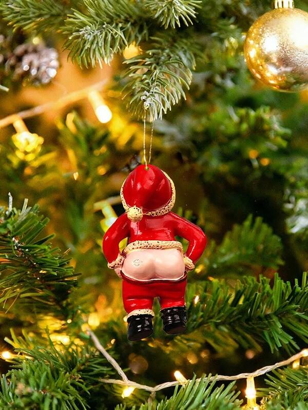 Joivida 1 pieza Adorno para decoración del árbol de Navidad, exhibición de ventana, decoración de regalo, adorno pequeño