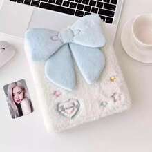 1pc Original Ballet Style Bow Plush A6 Card Album Loose Leaf Inner Page Small Card Star Chasing Storage Card Album Back To School - Multicolor - View 15