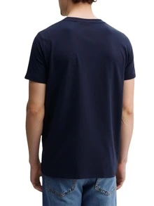 Men T-Shirt Navy Blue - Navy - View 2
