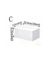 Acrylic Cube Food Display Stand, Multifunctional Acrylic Display Riser With Hollow Bottom, Suitable For Breakfast, Buffet, Wedding, Party - White - View 7