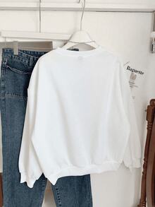 Women Sweatshirts - 白色 - 查看 3