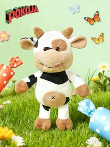 Süßes 30cm/11,8 Zoll Kuscheltier Kuh Cartoon Figur - perfektes Geburtstagsgeschenk für Kinder!, perfektes Weihnachtsgeschenk