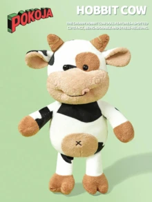 Süßes 30cm/11,8 Zoll Kuscheltier Kuh Cartoon Figur - perfektes Geburtstagsgeschenk für Kinder!, perfektes Weihnachtsgeschenk