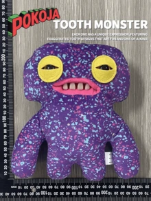 POKOJA LAND Fug Agler Big Teeth Monster Plush Keychain - Funky Ugly Cute Plushie With Buck Teeth, Wild Wacky Teeth Plush Toy For Backpack/Purse/Car Keys (Kawaii Creepy Collectible, Stress Relief Fidget Toy) - 彩色 - 查看 4