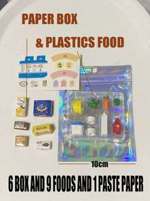 1 件逼真微型双门冰箱配件，盒装，适合青少年的精细厨房场景，创意玩具，生活电器模型，可收藏，优质 ABS 塑料，3 种颜色可选