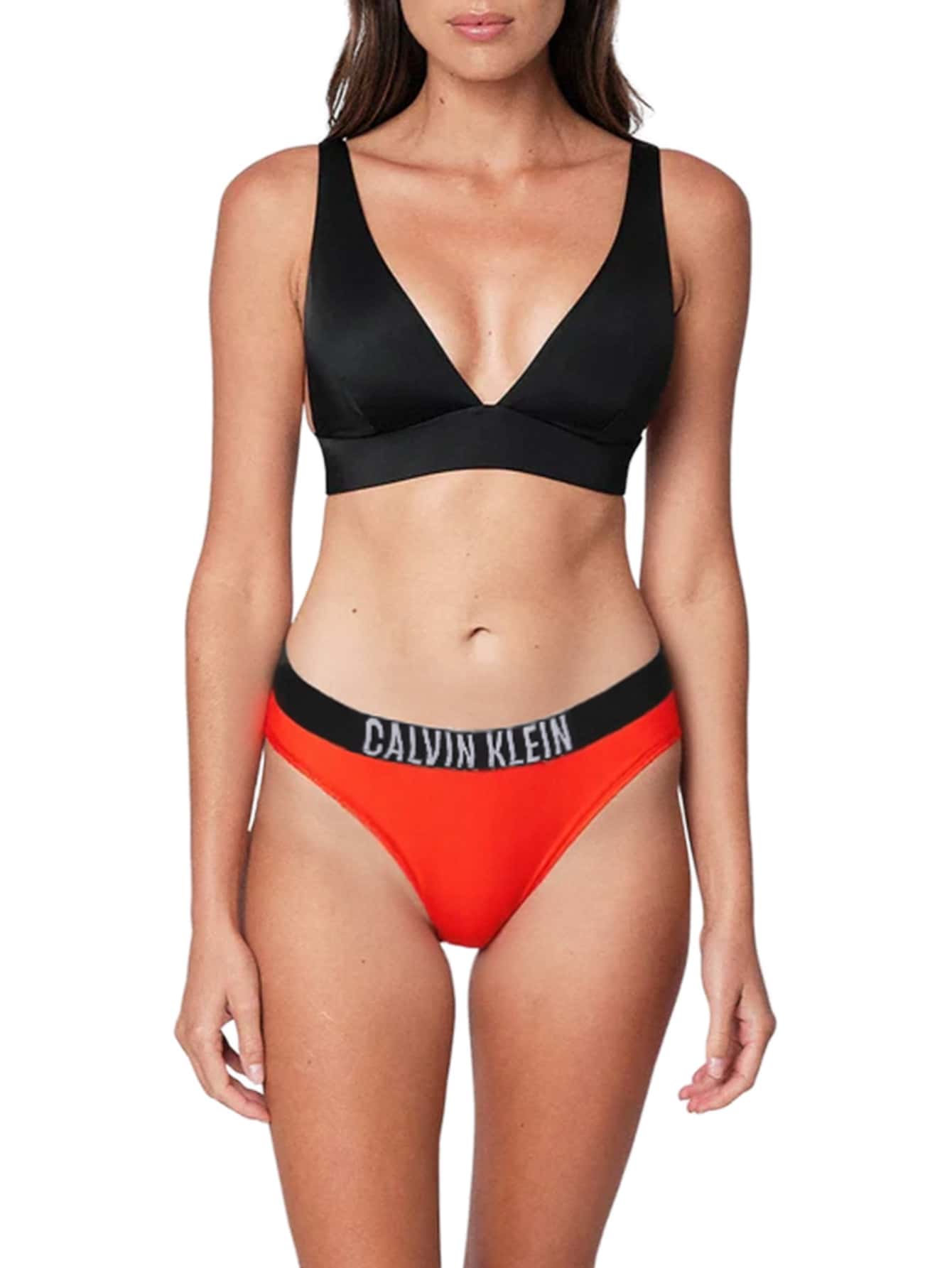 Calvin Klein Women Bikini Bottoms Red - Red - View 1