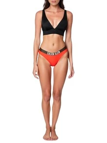 Calvin Klein Women Bikini Bottoms Red - Red - View 3