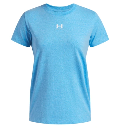 Under Armour Rival Damen Kurzarmshirt Ether Blue