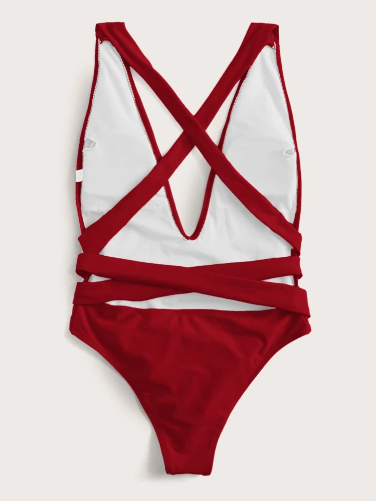 2025 Ultra Low Cut High Leg One-Piece Swimsuit
