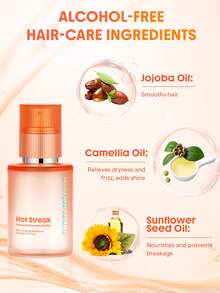 SHEGLAM HAIR Hot Streak Thermal Defense Glow Oil Elixir-100ml/3.4 Fl Oz,Aceite esencial para el cuidado del cabello,Suero de aceite hidratante con aroma de rosa para una nutrición profunda,Aceite para el cabello Protección contra el calor Productos para el cabello rizado Suero para el tratamiento del cabello,Domina el encrespamiento y sella el brillo,Protección contra el calor enriquecido con aceite de semilla de girasol Spray de niebla sin peso para todo tipo de cabello Graduación Cumpleaños Regalo Día festivo Invierno Rosa Onda Constituir Fiesta Playa Viajar Cámping Escuela Campus Festivales Rosa Presente Chica Encanto Mejor Día de San Valentín Día de la Mujer Ámate a ti mismo - transparente - Ver 9