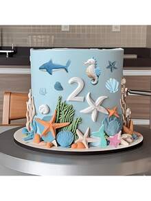 12件套秋季感恩节饼干模具套装 | 海洋动物、树叶形状不锈钢模具 - 火鸡、松鼠、橡子、枫叶等 - 非常适合DIY节日烘焙、蛋糕装饰 - 秋季手工制作，倾注爱意，烘焙爱好者的理想礼物 - 銀色 - 查看 9