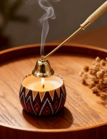 SHEIN Basic living 1 Pc Black Gold Red Bronze Stainless Steel Candle Snuffer Buffer Candle Tools Accessories Candle Buffer Wax Candle Extinguisher With Handle Candlestick Candle Wicks Flame For Candle Lovers, Gift, Everyday Use,Halloween,Spooky,Autumn, Winter,Holiday,Festival,Room Decor,Gifts Birthday Graduation,Wedding,Fall Decor,Christmas Decorations Boys Backpack, Halloween, Backpack School. Clear Backpack, School, Halloween Costume.