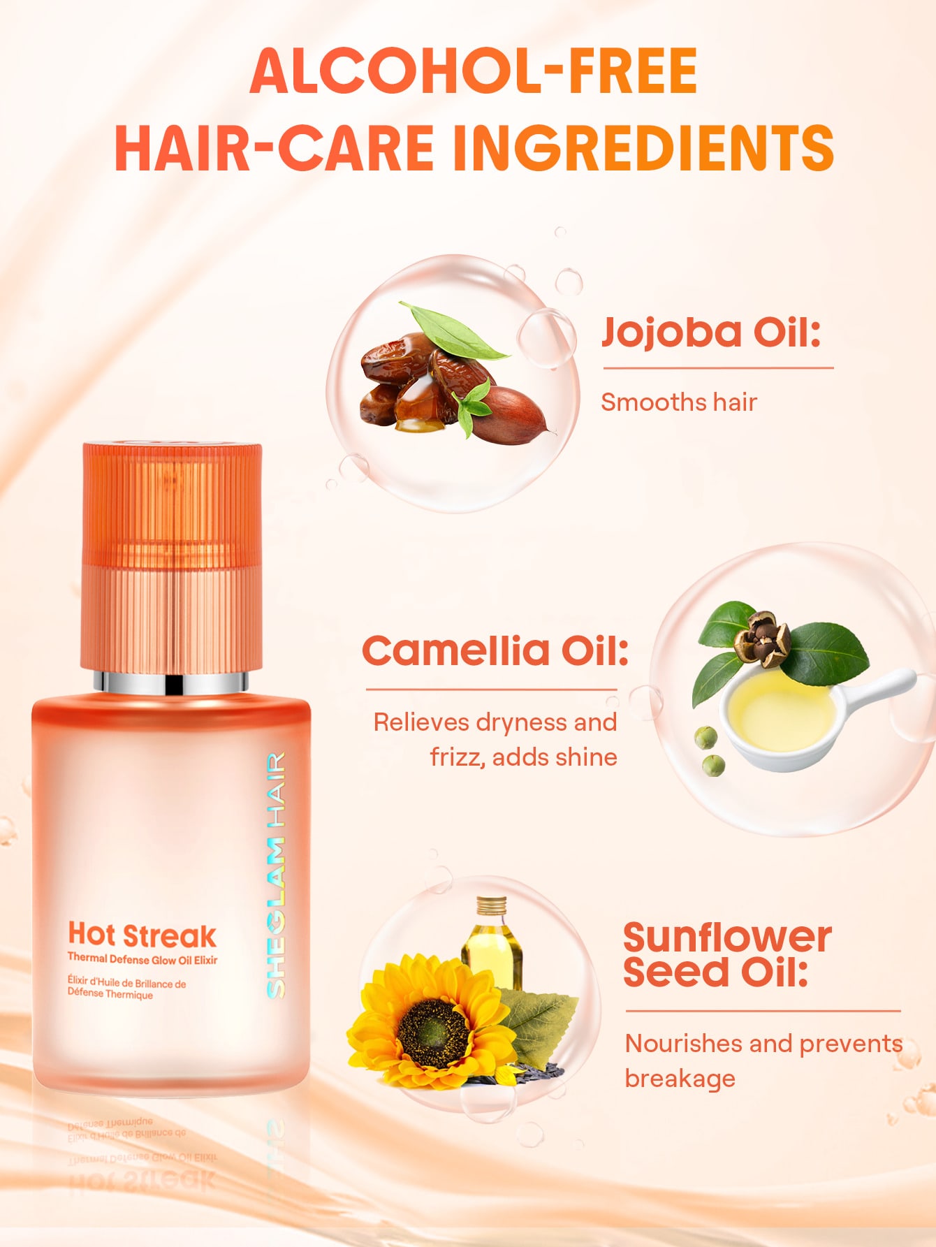 Hot Streak Thermal Defense Glow Oil Elixir - 100ml 8