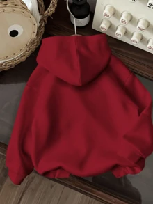 Women Sweatshirts - Red - View 2