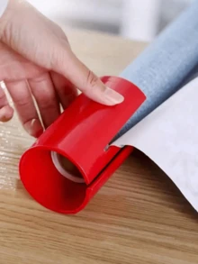 2 Pieces Set Sliding Gift Wrapping Paper Cutter, Holiday Party Paper Cutter, Sliding Wrapping Paper Cutter, Gift Wrapping Scissors, Christmas Decoration Paper Cutter, Round Paper Cutter, Multi-Purpose Gift Wrapping Knife, Convenient, Sharp, Large Aperture And Thick, Portable Cylindrical Paper Cutter - Multicolor - View 2