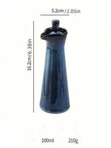1件120ml窑烧陶瓷调味瓶日式油壶酱油瓶醋瓶橄榄油瓶创意调味瓶厨房用品 - 彩色 - 查看 13