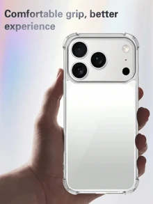 Étuis de téléphone TPU transparent compatibles avec 17/17 Air/17 Pro/17 ProMax. Protection des coins, antichoc et anti-rayures. Étui de téléphone transparent compatible avec iPhone 16 15 14 13 12 11 PRO MAX Plus SE 7 8 Plus, 17 Pro Max Apple Case, Apple 17 Pro Max Case, étui de téléphone en silicone transparent avec coussin d'air aux coins, résistant aux chocs et aux chutes - transparent - Voir 6