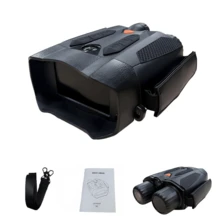 4K HD Night Vision Binoculars With 10x Magnification | 3" Display, 1080P Video, 80m Range, Flashlight & Steady Light, Rechargeable Battery/USB Powered, 28mm Objective Lens, Black - Ideal For Wildlife Observation, Farm Security & Nighttime Adventures - Black - View 1