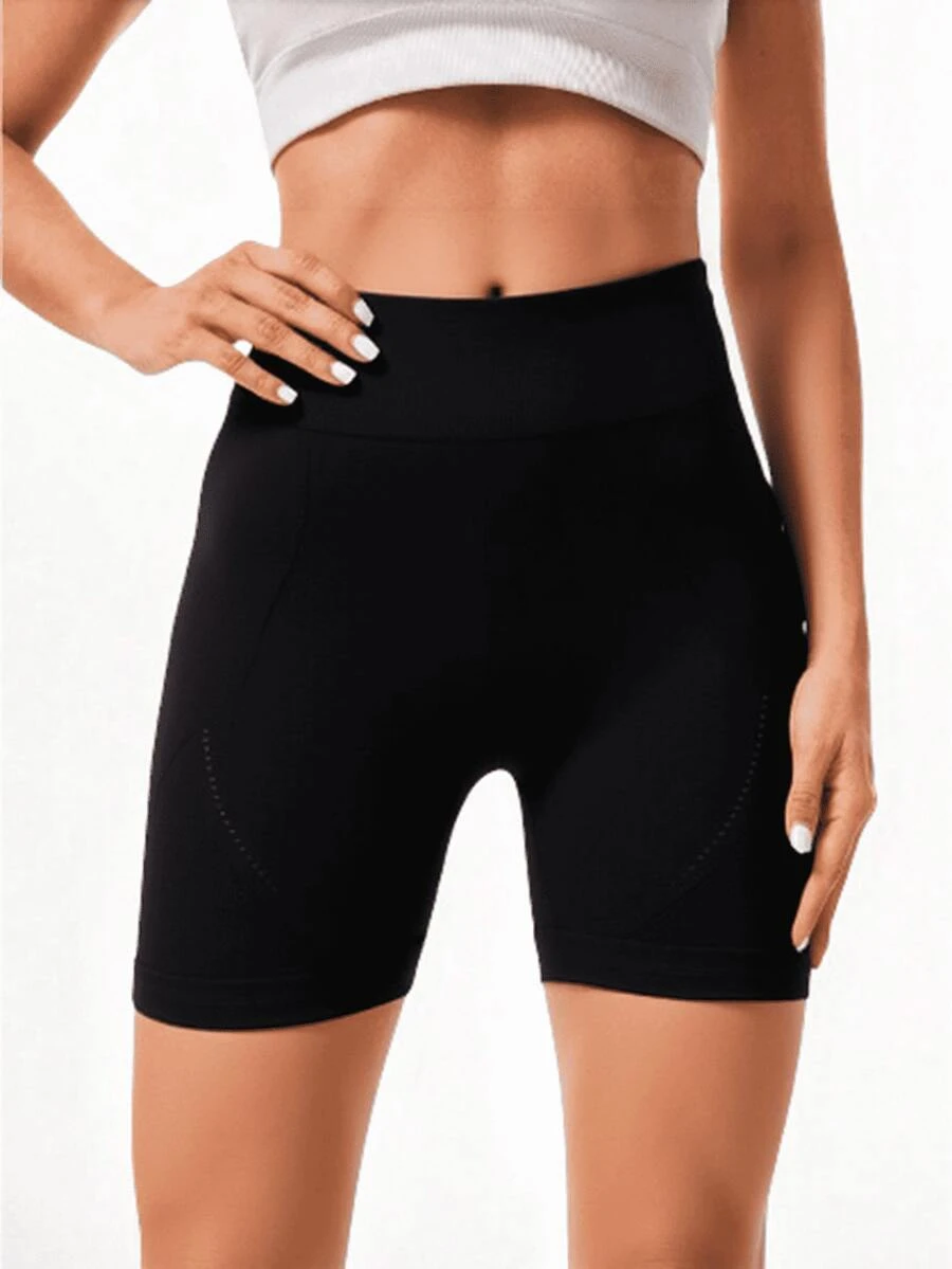 Women Sports Shorts - Black - View 1