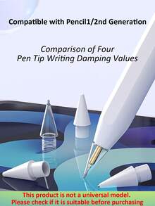 Apple Pencil Tips ,Soft Universal Nibs For IPad, Stylus Pen Accessories - Multicolor - View 4