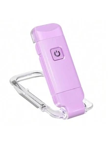 1Pc Portable Bookmark Light, Rechargeable LED Reading Light, Clip-On Reading Light, Bed Reading Eye Protection Light - 白光+暖光+中性光 - 查看 12