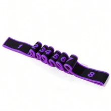 1pc Yoga Elastic Band, Professional Gymnastics Stretch Resistance Band, Fitness Resistance Band, Suitable For Yoga Stretching Strap, Ballet, 8-Shape Dance Elastic Band, Digital Extension Band, Pilates, Gymnastics And Dance Elastic Band - Multicolor - View 13