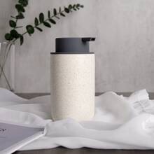 泡沫分配器 - 1 个简约风格手动按压式陶瓷皂液器，带泵头，可装洗发水、沐浴露、洗手液、护发素、厨房清洁剂、乳液等，适用于浴室、酒店、民宿、厨房、水槽、家居用品（13.5盎司/400毫升） - 彩色 - 查看 3