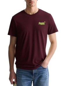 Essential Men's T-Shirt - Burgundy - View 1