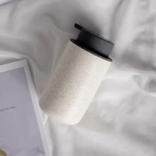 泡沫分配器 - 1 个简约风格手动按压式陶瓷皂液器，带泵头，可装洗发水、沐浴露、洗手液、护发素、厨房清洁剂、乳液等，适用于浴室、酒店、民宿、厨房、水槽、家居用品（13.5盎司/400毫升） - 彩色 - 查看 7