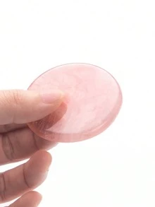 Eyelash Glue Holder, Round Jade Stone Adhesive Pallet, Stone Glue Holder For Eyelash Extension Grafting Makeup Tool - Multicolor - View 6