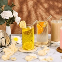 Bộ 4/8 miếng lót ly dệt, miếng lót ly vải thấm hút hình tròn kèm khay, miếng lót ly phong cách Bohemian thủ công dùng để trang trí bàn ăn tại nhà - Nhiều màu - Xem 8