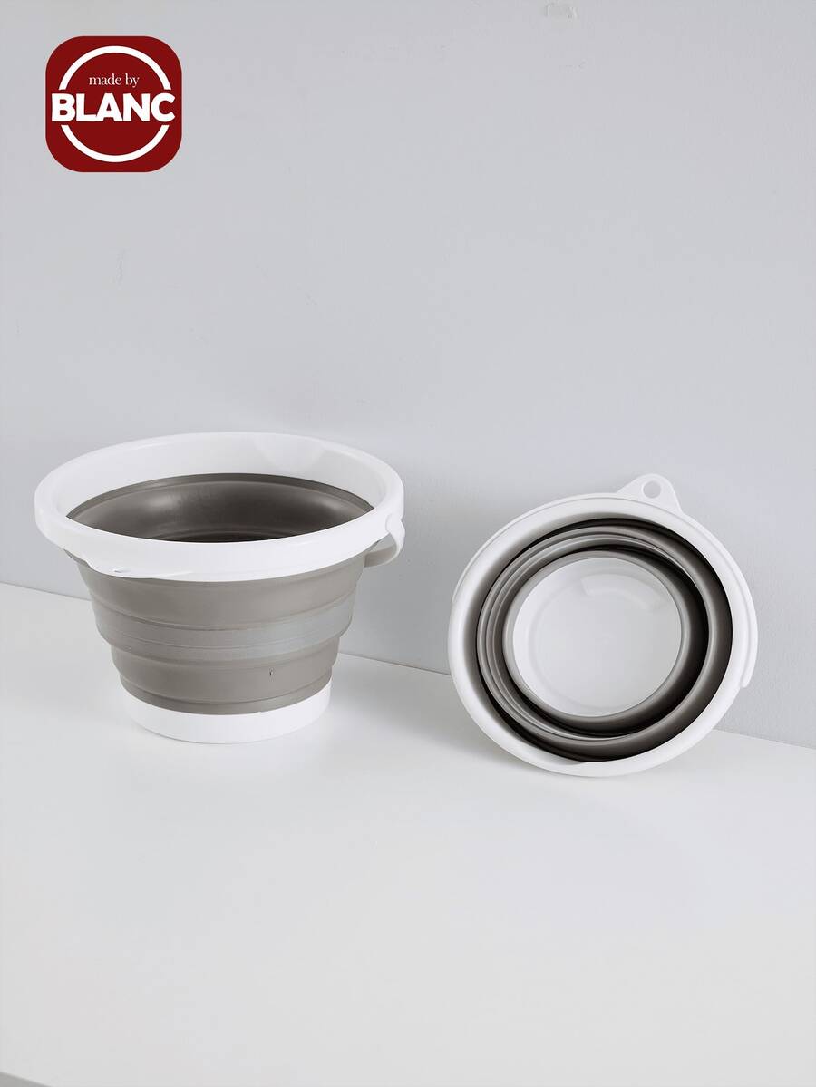 1 chiếc xô nhựa silicon gấp gọn di động, chậu rửa xe có thể gấp gọn, xô đựng cá dung tích lớn, xô đựng nước gia dụng trang trí phòng tắm nhà cửa trang trí mùa thu trở lại trường