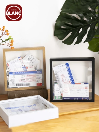 1 件火车票收集存钱罐、音乐会门票备忘录框、电影票收集展示架最佳礼物