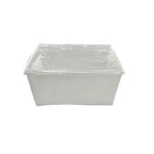 1pc Shelf Large Storage Basket | Sturdy Fabric Wardrobe Storage Box For Organizing Transparent Windows | Foldable Home Storage With Lid, Beige/Gray Decor, Room Decor, Decorations, Decorations, Decor, Storage, Organizer Dress Pants Shoes Jeans Boots Skirt - Multicolor - View 16