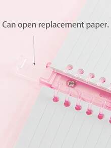 1 cuốn sổ tay nhựa PP mờ nhiều màu sắc sáng tạo khổ A5/B5 có dòng kẻ Trở lại trường - Nhiều màu - Xem 9